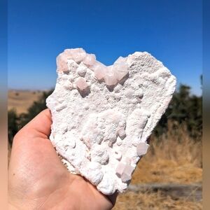 Pink Halite Salt Crystal Cluster Handpicked Quality Trona Mineral